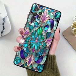 TEMU Geometric Color Pattern Phone Case For Galaxy A11 A12 A14 A13 A15 A16 A21s A22 A23 A24 A25 A32 A33 A34 A42 A52 A52s A53 A54 Soft Cover Shell