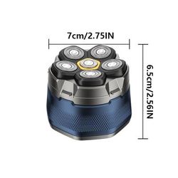 TEMU Dual-head Hair Shaver, Rotary Electric Razor, Compact And Comfortable, 1400mah Battery, Usb Charging, Cordless Use, Gift Box Packaging For Dad, Husband Gifts, Father's Day Presents