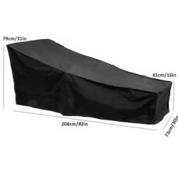 Copertura per chaise longue da giardino Copertura per mobili da pioggia e neve antipolvere impermeabile per esterni per set di protezioni per divani in vimini Copritavoli