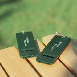 1-50PCS Whistle High Decibel Survival Whistle Keychain Referee Camping Hike Outdoor Emergency Survival Whistle First Aid Tools