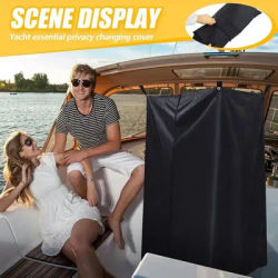 Boat Privacy Curtain Shower Curtain Changing Cover Hanging Changing Room Privacy Tent for Outdoor Indoor Swimming Boat Beach