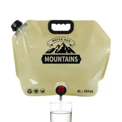 Water Storage Containers Water Bag Camping No Odor Sturdy Lightweight Foldable Camping Water Bag For Travel Hiking Vacation