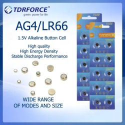 10-200pcs AG4 Button Coin Batteries LR66 1.5V Alkaline Button Cell Battery for Motherboard Scale Watch Toys Remote