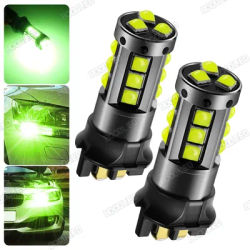 Canbus – ampoules LED PW24W, PWY24W, 10W, 2500lm, pour Audi, BMW, Volkswagen, clignotant, DRL, ambre, vert