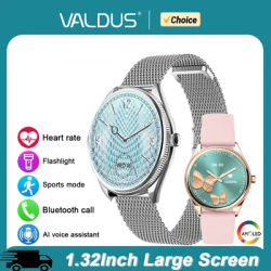 VALDUS VL60 Pro AMOLED Smartwatch femmes hommes Bluetooth appel IP68 étanche 3D Menu fréquence cardiaque étape Fitness sport montre intelligente