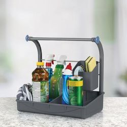 Under Cabinet Storage Caddy by BrylaneHome in Gray