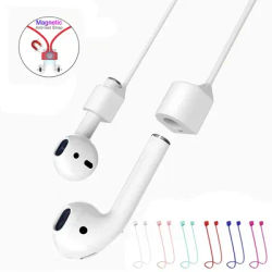 Magnetic Anti-lost Rope Strap Silicone Earphones String for Airpods Huawei Freebuds 3 Wireless Bluetooth Headphone Neck Straps