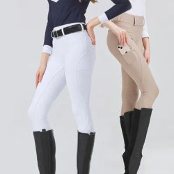 Professional Equestrian Pants Spring Autumn Thin Breathable Riding Pants Silicone Quick Drying High Waisted Equestrian Clothing