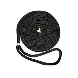 New England Ropes 5/8in Double Braid Dock Line - Black - 50ft C5054-20-00050