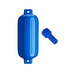 Polyform U.S. G-5 Twin Eye Fender 8.8in x 26.8in - Blue w/Adapter G-5-BLUE