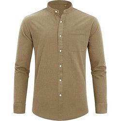 Carnevale Birra Oktoberfest Camicia Camicia di lino A fascia Bavarese Tedesco Alpino Prati Per uomo Feste Festa della birra Panno in stile tradizionale