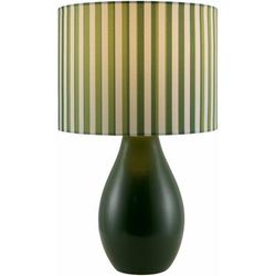 Beitbridge 15"H x 9"W x 9"D Modern Green/White/Translucent Table Lamp - Boutique Rugs