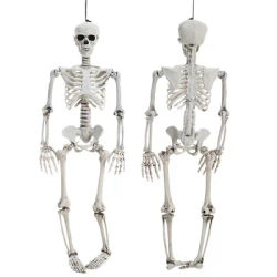 3-1 pz 90cm Halloween teschio umano ossa scheletro mobile festa finta Home Bar decorazioni casa stregata puntelli Horror ornamento giocattolo