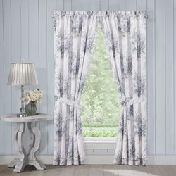 Estelle 84 Inch Window Panel Pair by Royal Court in Blue (Size ONE SIZE)