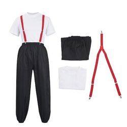I cattivi Signor Lupo Abiti Personaggio classico delle fiabe Film d'avventura Cosplay for Per uomo Adulti Halloween Carnevale Giornata mondiale del libro Feste Performance Sinfonia di storie