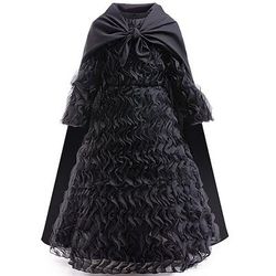 Fiaba Strega Elphaba Vestito Abiti in tulle Personaggi dei libri di fiabe Gotico for Ragazze Bambini Halloween Carnevale Performance Vestirsi in modo educativo Vestiti per eventi scolastici