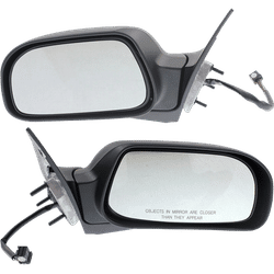 JC Whitney Mirror Textured Black, Driver & Passenger Side, 1-year limited warranty SET-JCH54ER
