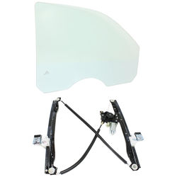 JC Whitney Door Glass, Front, Passenger Side, 1-year unlimited-mileage warranty KIT-J062917-95
