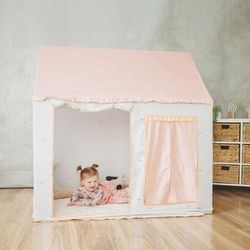 Tiny Land Sweet Citrus Kid's Play Tent - Creamy white/pink