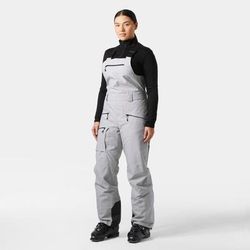 Helly Hansen Women's Powderqueen Bib Pants 2.0 Grey M