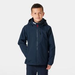 Helly Hansen Juniors' Crew Midlayer Jacket 2.0 Navy 152/12
