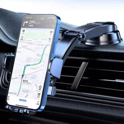 Car Phone Holder Super Stable Car Phone Mount Stand GPS for Car Dashboard Windscreen Air Vent Compatible with All Mobile Phone