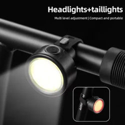 Bicycle Front Lights Bike Taillights Waterproof MTB Bike Lamp Battery Powered Warning Cycling Light LED Headlight Rear Lamp