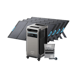 Anker SOLIX F3800 Plus + 10-Circuit Manual Transfer Switch + 4× 400W Solar Panel