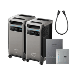 2× Anker SOLIX F3800 Plus + Smart Home Power Kit