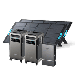 2× Anker SOLIX F3800 (12kW | 7.68kWh) + Smart Home Power Kit + 2× 400W Solar Panel