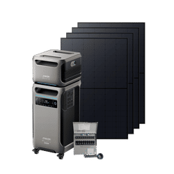 Anker SOLIX F3800 Plus + Expansion Battery + 10-Circuit Manual Transfer Switch + 4× 440W Rigid Solar Panel