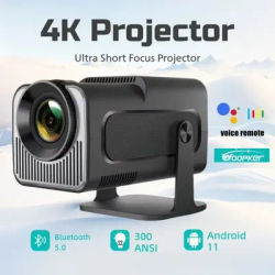 Magcubic HY320: 4K Android TV Projector, 390ANSI Brightness | WiFi6/BT5.0, 1920x1080P Mini Home Theater w
