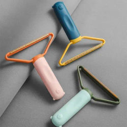 et Hair Remover Brush Portable Silicone Double Side Pet Hair Brush Sweater Cleaner Wool Coat Grooming Brush Tool Pet Products