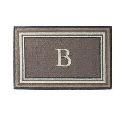 Sawyer Monogrammed Door Mat - U - Frontgate