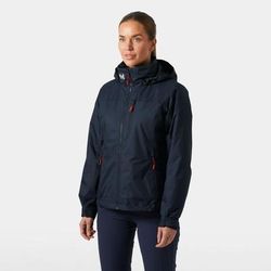 Helly Hansen Women's Crew Hooded Pile Jacket Navy M