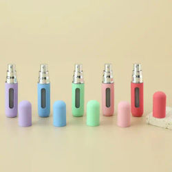 1/3Pcs Mini Candy Color Travel Portable Bottom Filling Perfume Bottle 5ml 8ml Liquid Sub-Bottling Fine Mist Spray Refillable Jar