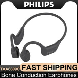 Philips TAA6609C Bluetooth 5.4 sans fil Conduction osseuse HiFi qualité sonore écouteurs faible latence casque Sport casque