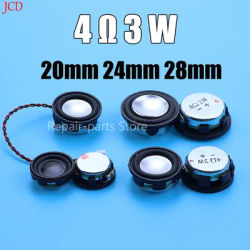 1 pièce 20/24/28MM 4 Ohm 3 watts gamme complète haut-parleur néodyme haut-parleur bricolage rond Bluetooth-compatible haut-parleurs