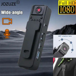 JOZUZE Mini Camera HD 1080P Micro Recorader Wide Angle Body Cam Worn Police Cam Snapshot Loop Recording Camcorder 180° Rotating