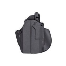 Safariland ALS Concealment OWB Holster for Glock 19 w/ TLR-7/7A Left Hand Black Regular SOLIS-1-2835-A-7-C3-412
