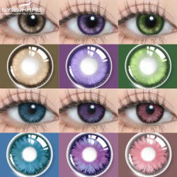 EYESHARE 1 Pair Cosplay Colored Contact Lenses for Eyes Anime Red Beauty Makeup Lens Halloween Pink Eyes Lenses Purple Contacts
