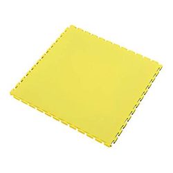 Lock-Tile 7mm Yellow PVC Coin Tile (10 Pack)
