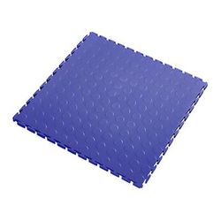 Lock-Tile 7mm Blue PVC Coin Tile (10 Pack)