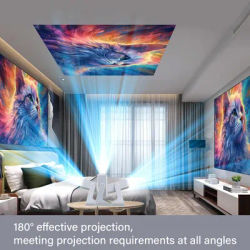 Aepuosem A2pro 4K Smart Projector - Dual Screen, Android OS, Touch Control, Gaming & KTV Ready