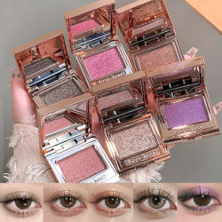Gege Bear Shimmering Single Eyeshadow Palette, Ultra Pigmented, Long-Lasting,Delicate, Perfect Eyeshadow for Brightening Look.