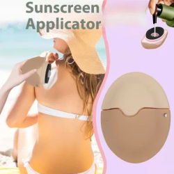 Silicone Suncream Roller Applicator Refillable Oval Isolation Lotion Cream Bottles Stitching Color Cosmetics Tool Travel