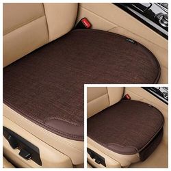 2 cuscini universali per sedile auto, traspiranti e impermeabili, con tasca portaoggetti, base antiscivolo, protezione per sedile auto adatta alla maggior parte di auto, SUV, camion e furgoni, comodi e compatibili con airbag.