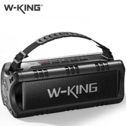 W-King D8mini haut-parleur Bluetooth 30 W, boîte à musique portable, batterie 5 000 mAh, autonomie de la batterie 24 heures, boîtier haut-parleur étanche
