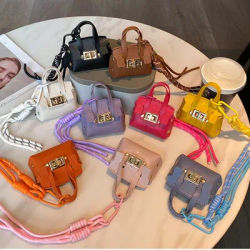 Mini versatile platinum bag Earphone bag For Airpods 4 Pro2 3 Portable multifunctional bag accessory key ring coin purse
