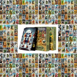 3style 92pcs Tralalero Tralala Cartoon Cards TungTungTung Sahur Italian Brainrot Game Lomo Card with Stickers Classic Toys Gifts